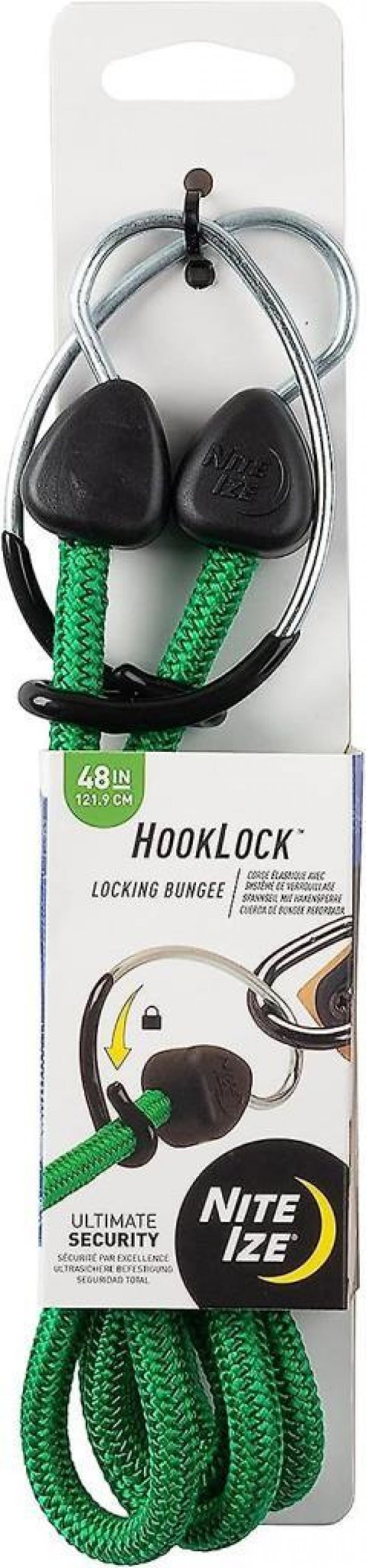 Nıte Ize Hooklock Locking Bungee Gergi Lastiği Yeşil 121.9 Cm ürün görseli 1