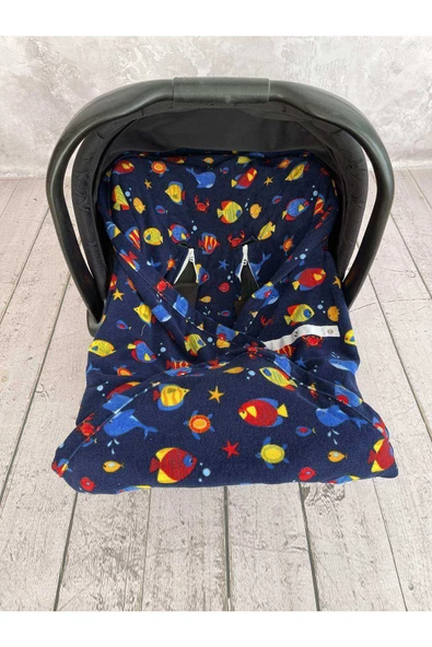 Oeko-Tex 0-12 Ay Puset Ve Bebek Arabası Battaniyesi P9309S10261 ürün görseli 1