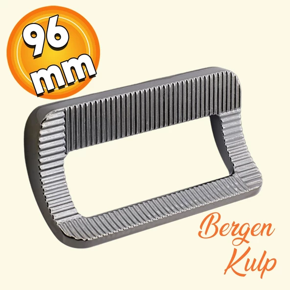 Bergen Desenli Mobilya Mutfak Dolabı Çekmece Dolap Kulpu Kulbu Metal Kulpları Füme (96 MM-9.6 CM) ürün görseli 1