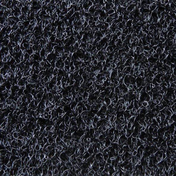 Kıvırcık Kapı Önü Dış Mekan Paspas / Kalınlık : 12 mm. / En : 100 Cm. - Boy : 1 Metre / Siyah ürün görseli 1