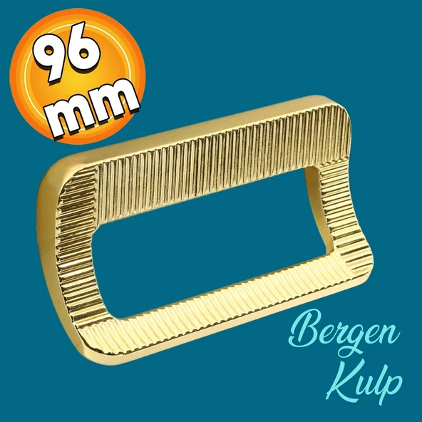 Bergen Desenli Mobilya Mutfak Dolabı Çekmece Dolap Kulpu Kulbu Metal Gold Altın (96 MM-9.6 CM) ürün görseli 1