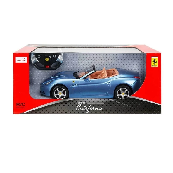 47200 1:12 Ferrari California Uzaktan Kumandalı Işıklı Araba ürün görseli 1