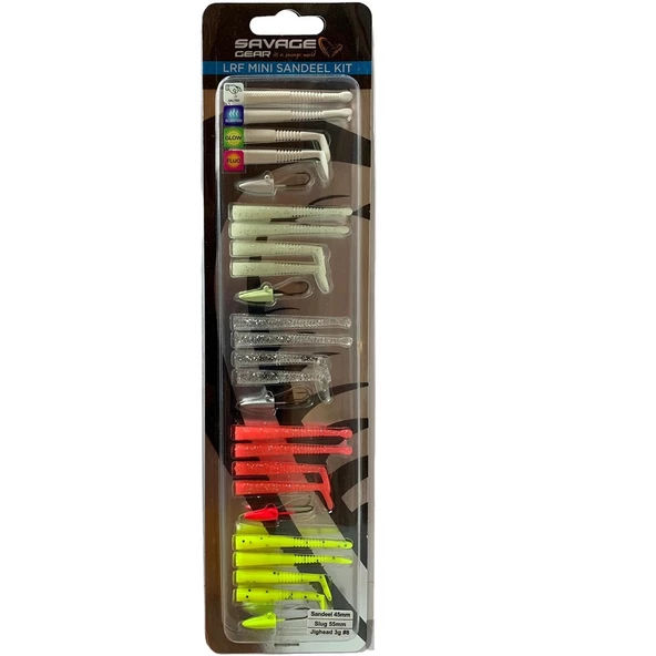 Savage Gear Lrf Mini Sandeel Kit 25 Adet Suni Silikon Yem 20+5 ürün görseli 1