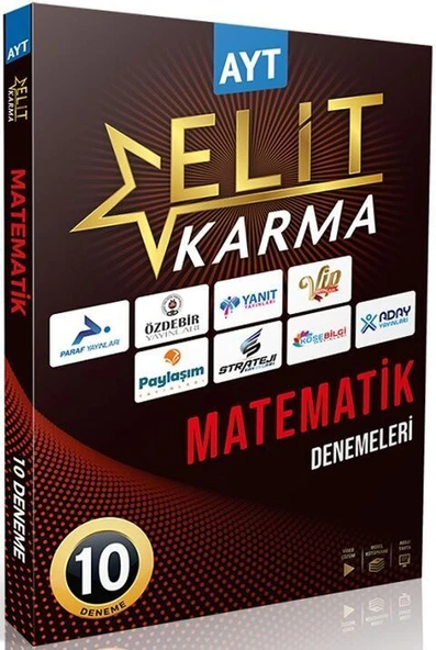 Paraf Yayınları AYT Matematik Elit Karma 10 Deneme ürün görseli 1