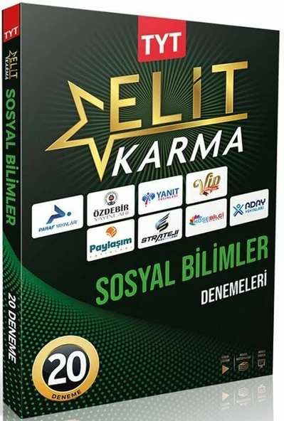 Paraf Yayınları TYT Sosyal Bilimler Elit Karma 20 Deneme ürün görseli 1