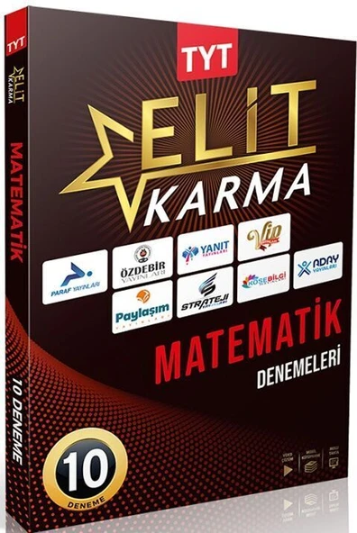 Paraf Yayınları TYT Matematik Elit Karma 10 Deneme ürün görseli 1