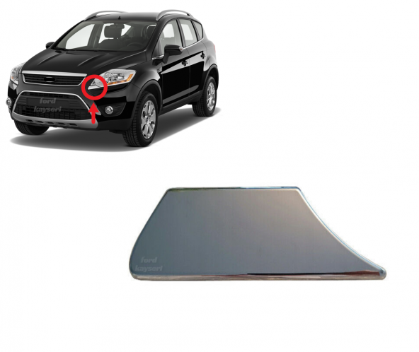 Ford Kuga Far Yıkama Fiskiye Kapağı Krom Nikelajlı Sol 2008-2011 ürün görseli 1