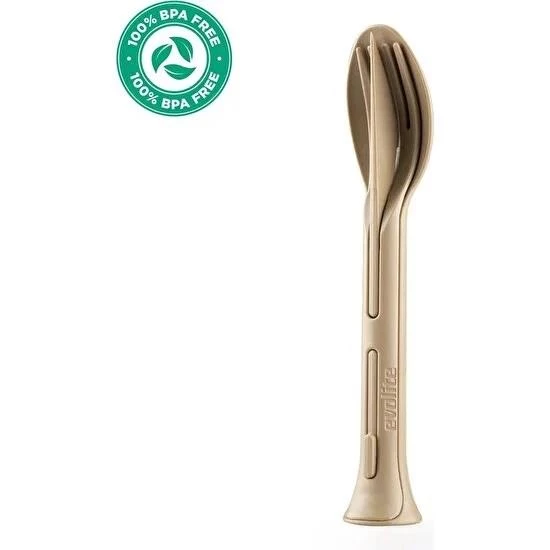 Evolite Combo Çatal Kaşık Set  Bej ürün görseli 1