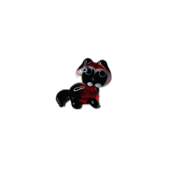 El Yapımı Mini Murano Cam Kedi Biblo A149-01 ürün görseli 1