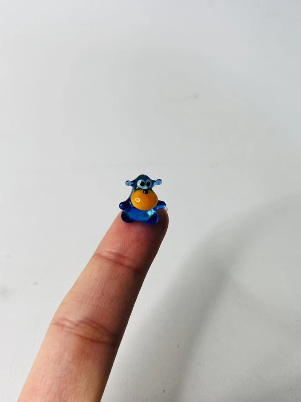 El Yapımı Mini Murano Cam Maymun Biblo A147-07 - Resim 4