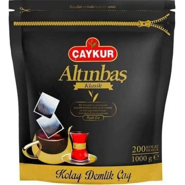 Çaykur Altınbaş 5 gr 200'lü Demlik Poşet Çay-1 KG ürün görseli 1