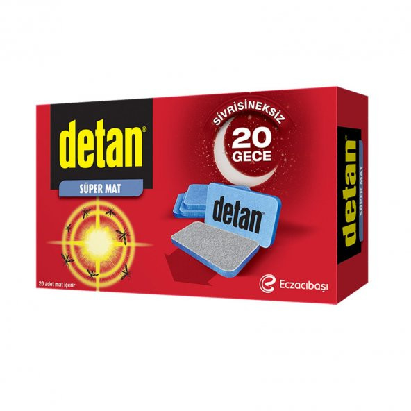 Detan Süper Mat Sinekkovan 20 Tablet ürün görseli 1