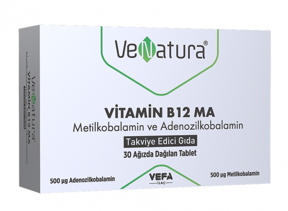Venatura Vitamin B12 MA Ağızda Dağılan 30 Tablet ürün görseli 1