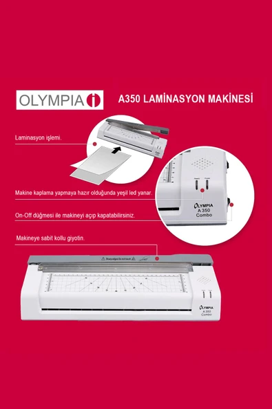 A350 Combo A3 Laminasyon Makinesi - Resim 5