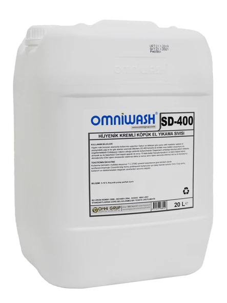 Omniwash SD-400 20 Litre Köpük Sıvı El Sabunu ürün görseli 1