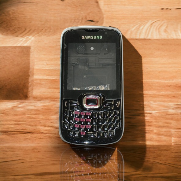 Samsung B7330 Kasa Samsung Galaxy B7330 Uyumlu Siyah Renk Orta Kasa Ön Arka Kapak Tuş Takımı ürün görseli 1