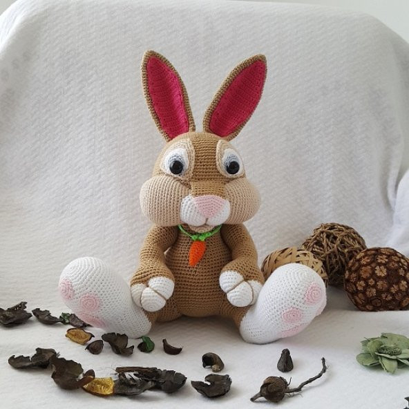 Tavşan Rabbit Amigurumi Organik Oyuncak ürün görseli 1