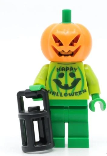 Orjinal Lego Minifigür Halloween character with a Jack O’ Lantern Costume ürün görseli 1
