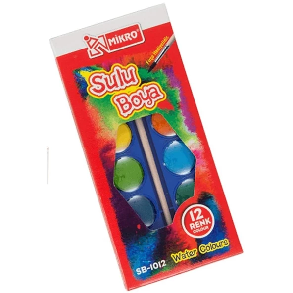 Mikro Boya Sulu 12 Li Sb-1012 ürün görseli 1