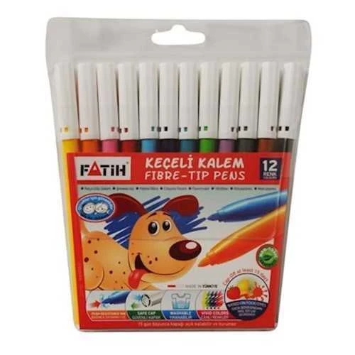 Fatih 12 Renk Keçeli Kalem ürün görseli 1
