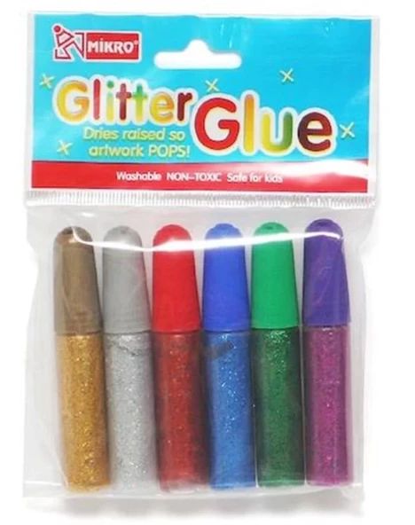 Simli Sıvı Yapıştırıcı 6 Gr 6 Renk ürün görseli 1