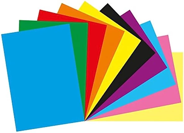 Kika Fon Kartonu 25*35 10Lu Karışık Renkli ürün görseli 1