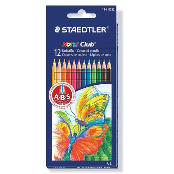 Staedtler Noris Clup 12'Li Kuru Boya 114 Nc12 ürün görseli 1
