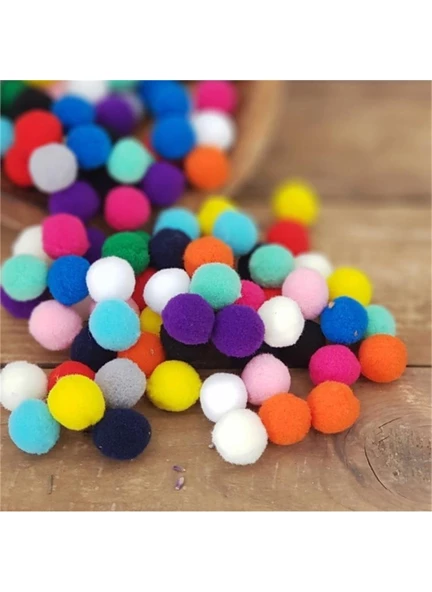 Ponpon 100 Lü 10 mm ürün görseli 1