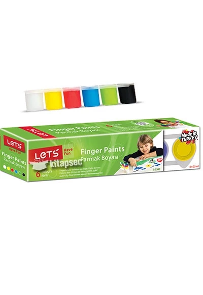 Lets 6 Renk Parmak Boya 25 Ml ürün görseli 1