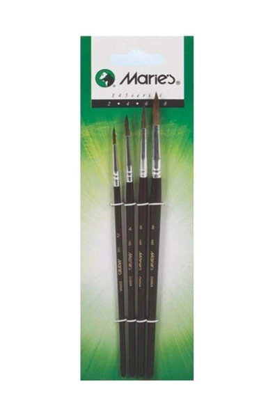 Maries Martol 145 Serisi Sulu Boya Fırça Seti 2-4-6-8 ürün görseli 1