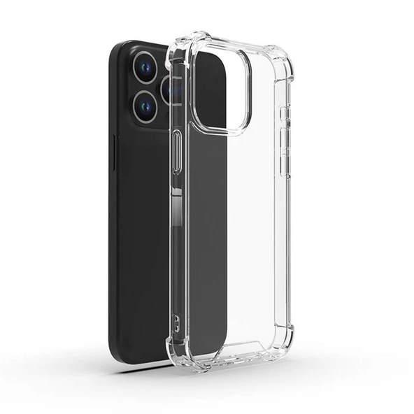 Vendas iPhone 15 Pro Uyumlu Wall Serisi Airbag Köşeli Nitro Anti-Shock Silikon Kılıf ürün görseli 1
