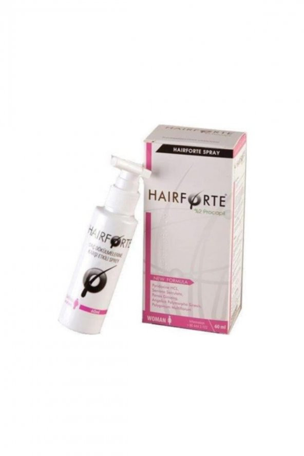 Hair Forte Kadın %2 Procapil 60 Ml Dökülmelere Saç Spreyi ürün görseli 1