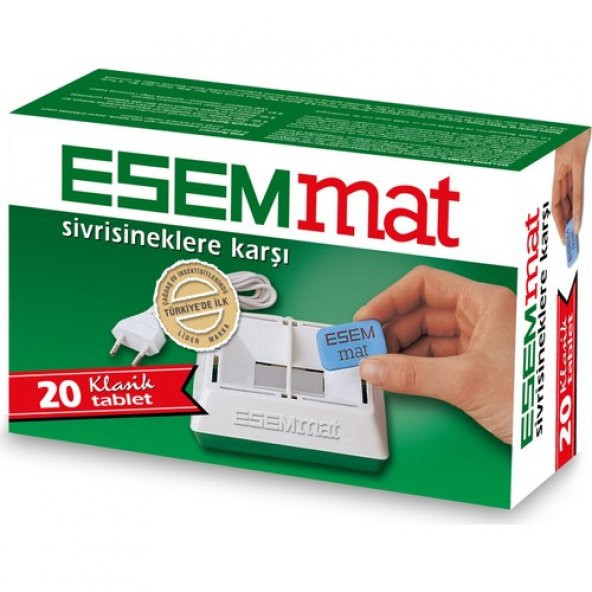Esemmat Sivrisineklere Karşı 20lı Tablet ürün görseli 1