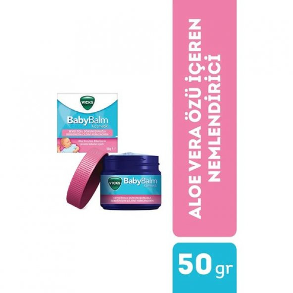 Vicks Baby Balm Nemlendirici Bebek Bakım Kremi 50 gr ürün görseli 1