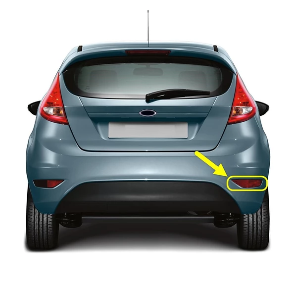 Ford Fiesta 2009-2012 Arka Tampon Sağ Reflektörü 8A6117A849AB ürün görseli 1