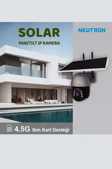 3MP 4G Solar Güneş Enerjili IP Kamera ürün görseli 1
