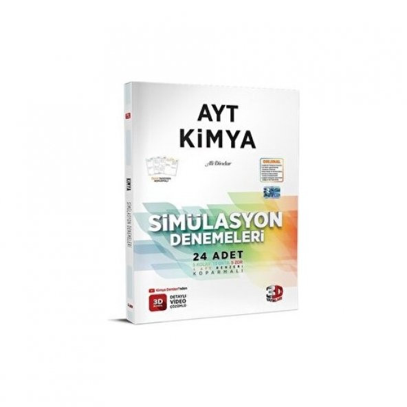 3D Yayınları 2023 AYT 3D Simülasyon Kimya Denemeleri 3D Yayınları ürün görseli 1