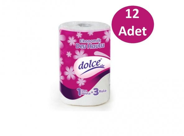 DOLCE DEV RULO HAVLU 12 Adet ürün görseli 1