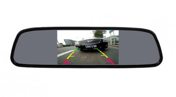 Space 4.3 İnç Aynalı Monitör ve Kamera Seti / GUPR87 ürün görseli 1