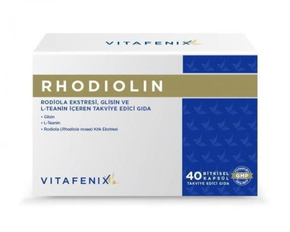 Vitafenix Rhodiolin Rodiola Kök Ekstresi 40 Kapsül- SKT: 04/2028 ürün görseli 1