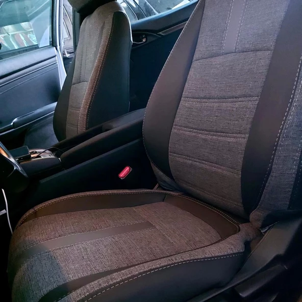 Honda Civic Fc5 Araca Özel Dikim Koltuk Kılıfı ürün görseli 1