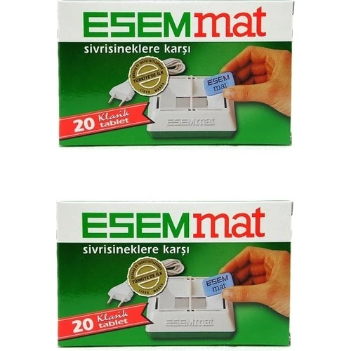 Esemmat Sivrisinek Kovucu Tablet 20 Adet X2 Adet ürün görseli 1