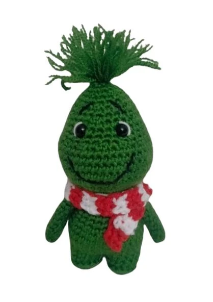 Maskot Grinç Bebek Amigurumi Organik Oyuncak ürün görseli 1
