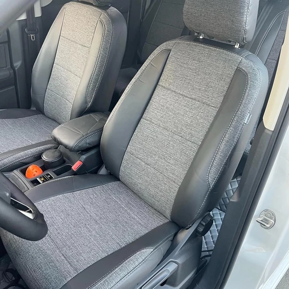 Volkswagen Caddy Araca Özel Dikim Koltuk Kılıfı ürün görseli 1