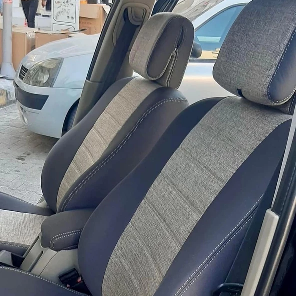 Renault Megane 1 Araca Özel Dikim Koltuk Kılıfı- oto koltuk kılıfı ürün görseli 1