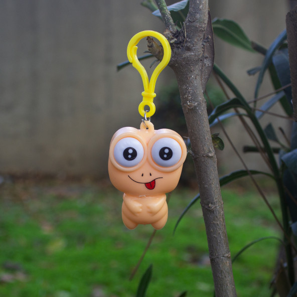Anahtarlık Sevimli Emoji Göz Anahtarlık ürün görseli 1