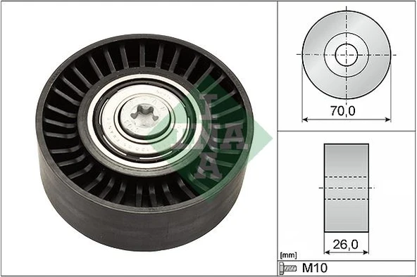 ALTERNATÖR GERGİ RULMANI ASTRA H-VECTRA C-ZAFIRA-SIGNUM 1.9CDTI-DOBLO-BRAVO II-LINEA 1.6D KLİMALI ürün görseli 1