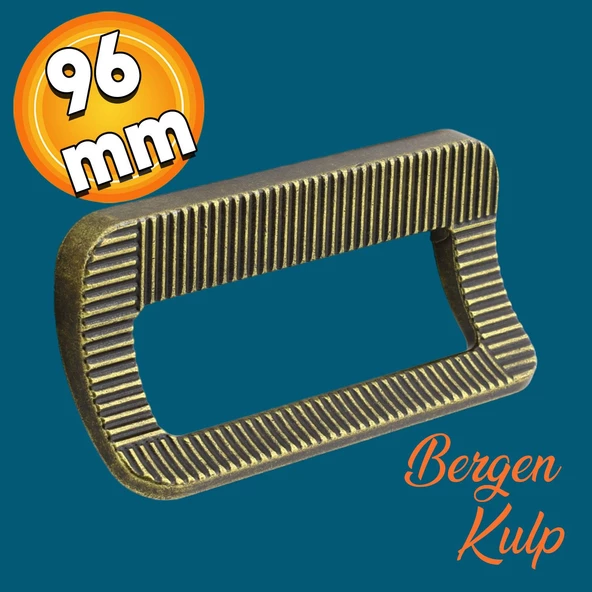 Bergen Metal Eskitme Antik Sarı (96 mm-9.6 cm) Mobilya Mutfak Çekmece Dolap Kulpu Kulbu Kulpları ürün görseli 1