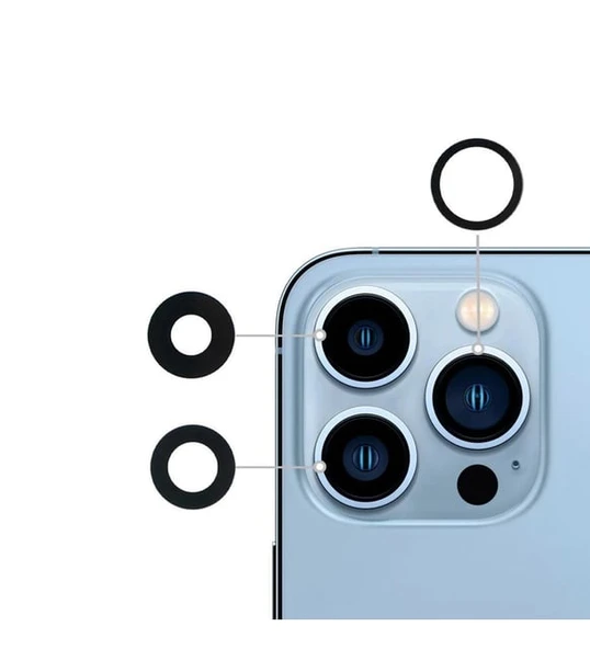 iPhone 13 Pro Kamera Camı Lensi Seti ürün görseli 1