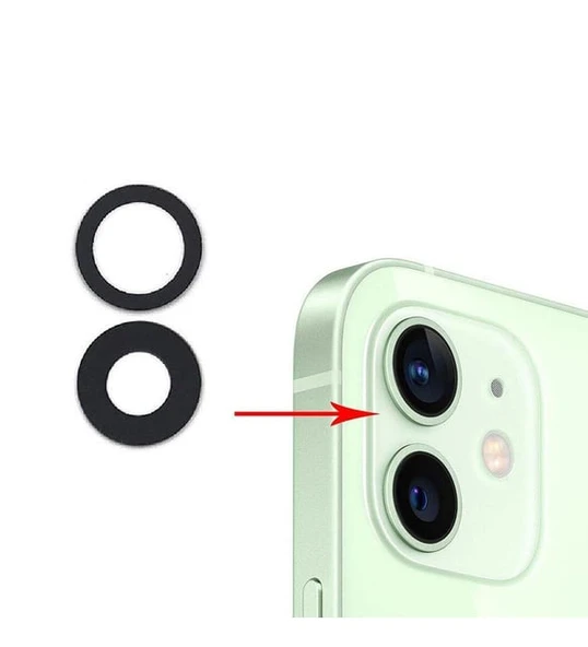iPhone 12 Kamera Camı Lensi Seti ürün görseli 1